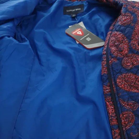 NWT LAND'S END Primaloft Packable Quilted Puffer Lightweight Women's Jacket - Picture 4 of 13